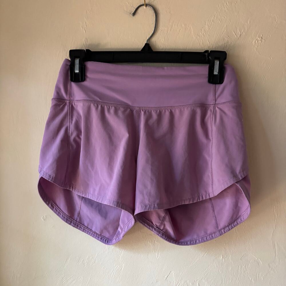 Lululemon Women’s Speed Up Shorts 2 Tall 4” Inseam Purple